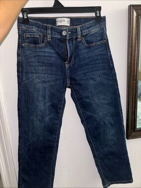 abercrombie kids indigo blue slim straight jeans